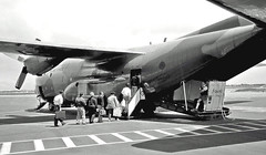 Hercules C130 in passenger service