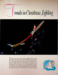 Christmas Lighting Trends 1955