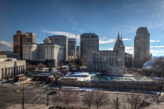 Temple Square - View from the Convention Center