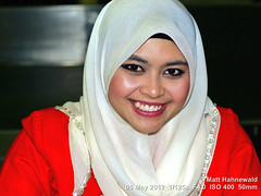 2013-08a Smiling at Attractive Hijabs