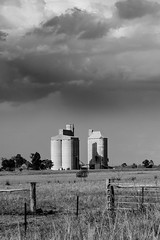 Closed lines and grain silos