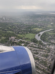 Back to London, flying over Richmond