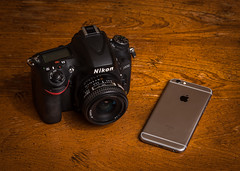 Nikon D600 (2012) / l’iPhone 6s (2015)
