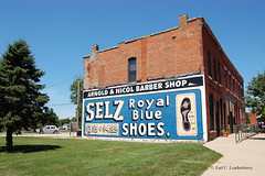 Advertisement, Wall, Dry Goods, Selz/Selz Royal Blue Shoes