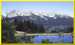 Austrian mountain lake
