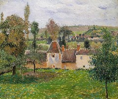 425 huiles sur toile de C Pissarro à Eragny-sur-Epte et environs