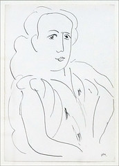 Portrait de Monique Bourgeois d’Henri Matisse (Chapelle Matisse, Vence)