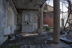 L'église ruinée de Basse-Pointe
