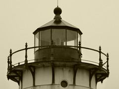 Race Point Lighthouse May 2019 in Sepia