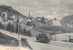 Trams de Saint-Moritz (ligne disparue) Suisse