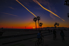 Santa Monica Beach Hockey with the sunset 04192019