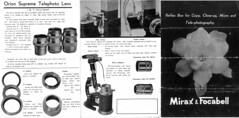 Mirax, Focabell and Supreme leaflet (c.1954)