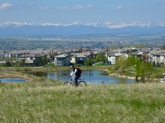2019 May 27 - 63 km return distance bike ride in NW Calgary