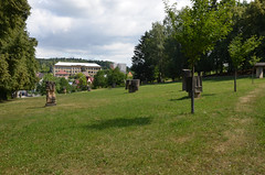 Hořice, sochařský park u sv.Gotharda