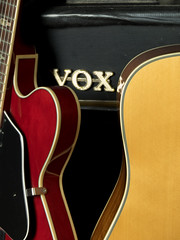 VOX AC30 and three guitars
