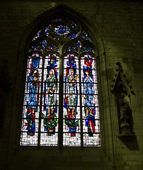 Stained Glass window in the North Transept