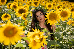 Monica And Sunflowers 07Lug2019