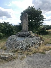 Resistance memorial near St Connec. Brittany