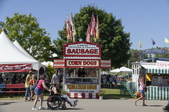 Ionia Free Fair rides and food booths