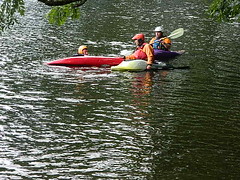 Kayaking on the river stour