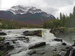 Athabasca and Sunwapta falls