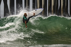 Surfers at Hunington Beach 0725`9