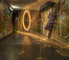 Wire wool  photography