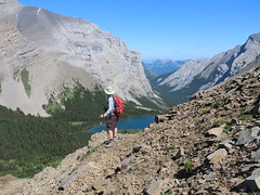 2019 August 20 - Guinn's Pass via Lilian Lake, and the Lower and Upper Galatea Lakes