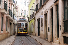 Spoor en tram in Portugal