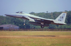 USAF F-15s from Lakenheath deploy to RAF Honington