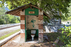 Ancien WC de la gare de Chaudon-Norante