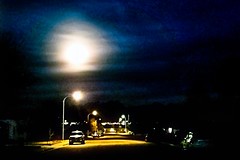 Moon, Street Lamps 09.11.19