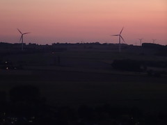 Maisnil-lès-Ruitz , parc d'Olhain  coucher de soleil