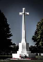 Bayeux War Cemetery Battle Cross