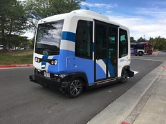 EasyMile Autonomous Vehicle operating at the University of Utah