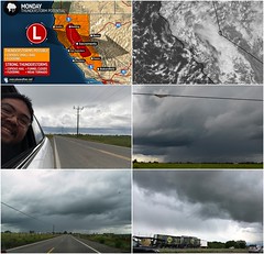Spring Thunderstorms Erupt Around California (4-16-2018)