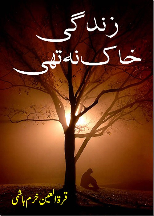 Zindagi Khak Na Thi is a very well written complex script novel by Qurat ul Ain Khurram Hashmi which depicts normal emotions and behaviour of human like love hate greed power and fear , Qurat ul Ain Khurram Hashmi is a very famous and popular specialy among female readers