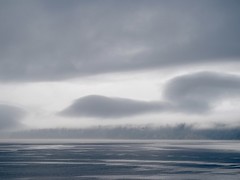 The gray sky and sea series