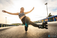 Miriam Fatmi Freestyle Slalom Rollerskater