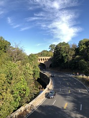Rock Creek Parkway, view to Q Street Bridge, Washington, D.C.
