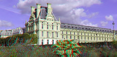 facades de Louvre Paris 3D