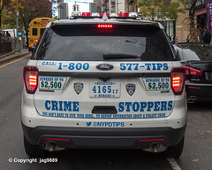 NYPD Detective Bureau Police Car, Washington Heights, New York City