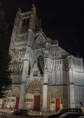Cathédrale Saint-Étienne de nuit - Auxerre