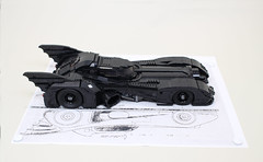 76139 LEGO Batmobile Blueprint Comparsion