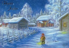 Christmas postcards received in the 2000s