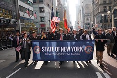 Governor Cuomo Marches in Veterans Day Parade