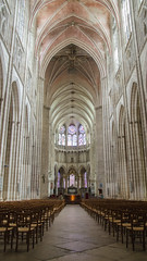 Nef de la cathédrale Saint-Étienne - Auxerre