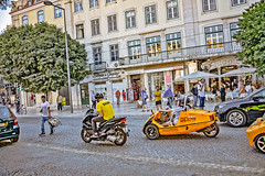 The Diversity Of yellow Mini cars In Lisbon