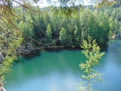 Emerald Lake, Adrspach, Czech Republic. Part 1.