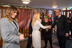 First Lady of the USA at Clapton Salvation Army, UK